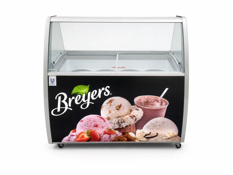 DD Deluxe Dipping Cabinet, with Breyers graphics