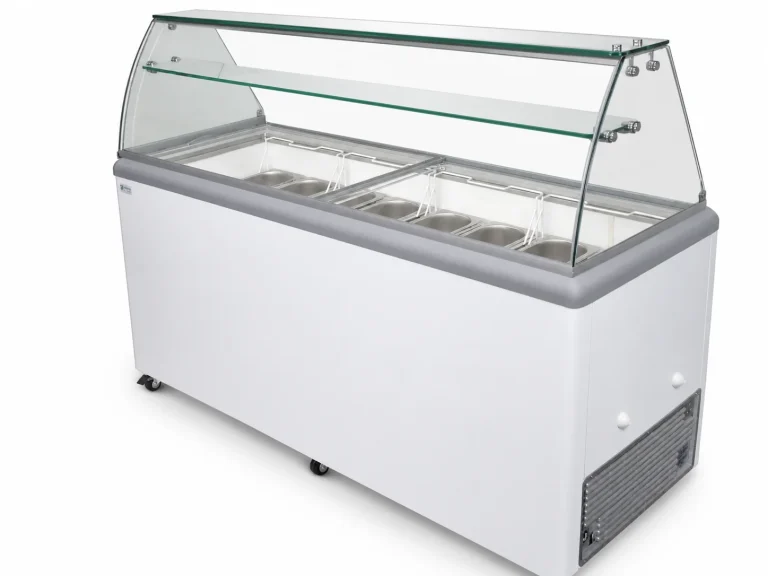 HBG Gelato Scooping Cabinet, long model