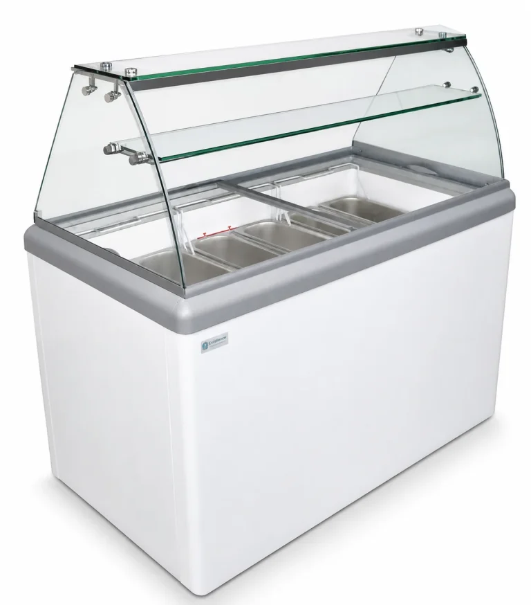 HBG Gelato Scooping Cabinet, front view