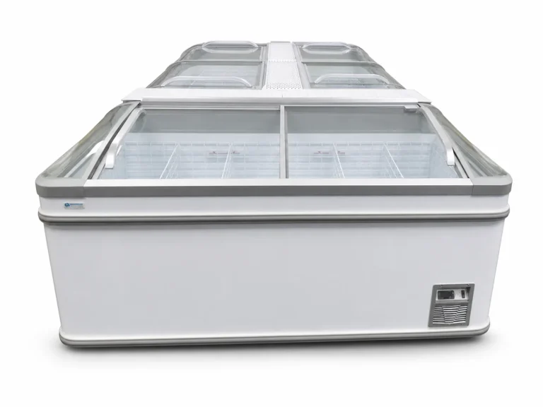 HR Supermarket Dual Temperature Display, end view