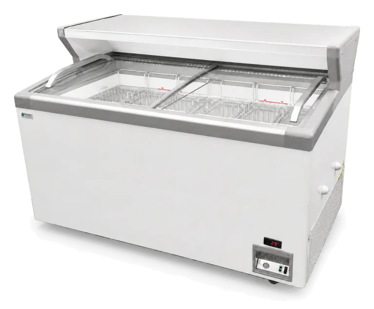 MCT Freezer and Ice Cream Freezer with Merchandising Countertop