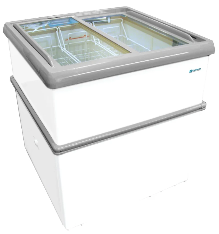 SPOT Dual Temperature Merchandiser, with lids and organizers